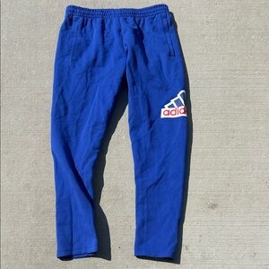 adidas Royal Blue Logo Joggers